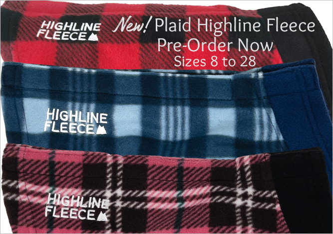 Doggie Design Highline Fleece New Plaid Patterns