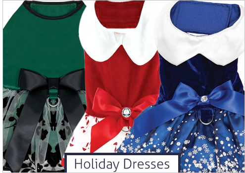 Doggie Design Holiday Dresses