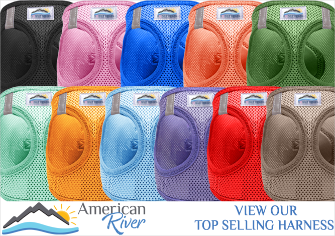 Doggie Design American River Solid Harnesses