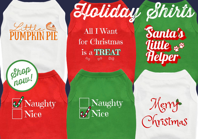 Doggie Design Holiday Shirts